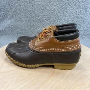 L.L. Bean Brown and Black Ankle Boots